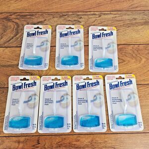 Huge Lot of (7) Bowl Fresh Over the Rim Toilet Bowl Cleaner Pleasantly Scented